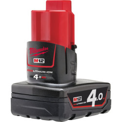 Акумулятор MILWAUKEE, M12 B4 (4Аг) Акумулятор MILWAUKEE, M12 B4 (4Аг)