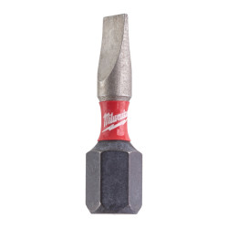 Біта SHOCKWAVE MILWAUKEE, SL0,6x4,5, 25мм, (2шт) Біта SHOCKWAVE MILWAUKEE, SL0,6x4,5, 25мм, (2шт)