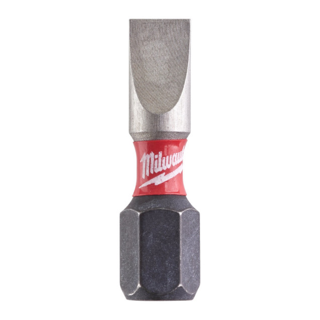 Біта SHOCKWAVE MILWAUKEE, SL0,8x5,5, 25мм, (2шт)