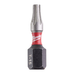 Біта SHOCKWAVE MILWAUKEE, TX15, 25мм, (25шт) Біта SHOCKWAVE MILWAUKEE, TX15, 25мм, (25шт)