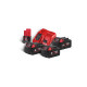 Акумулятор Li-Ion MILWAUKEE, M18 NRG-503 (+заряд.пристрій, 3 акум. M18 В5(5Аг), 1 акум. M12 B2(2Аг)