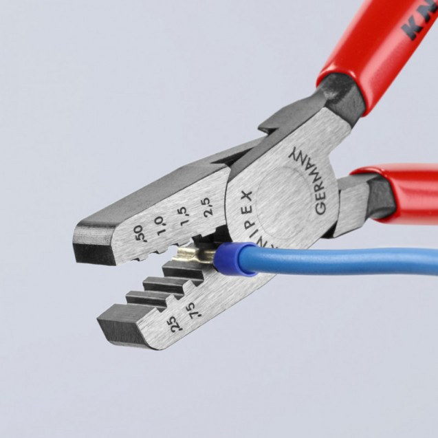 Інструмент для обжиму контактних гільз KNIPEX 97 61 145 A Інструмент для обжиму контактних гільз KNIPEX 97 61 145 A