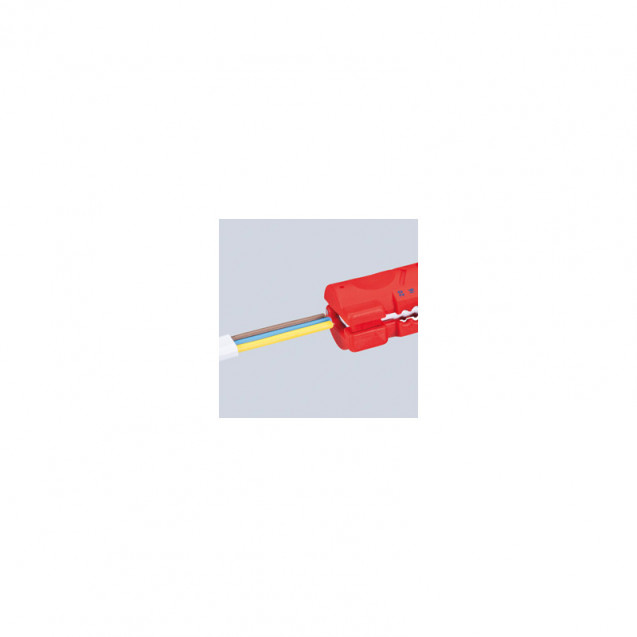 Инструмент для удаления оболочек с плоского и круглого кабеля KNIPEX 16 64 125 SB Инструмент для удаления оболочек с плоского и круглого кабеля KNIPEX 16 64 125 SB