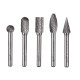 Набор борфрез твердосплавных TC 6 X 10MM 5 предметов MILWAUKEE 4932493577
