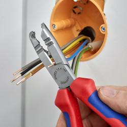 Кліщі для видалення оболонки KNIPEX 13 42 165 Кліщі для видалення оболонки KNIPEX 13 42 165