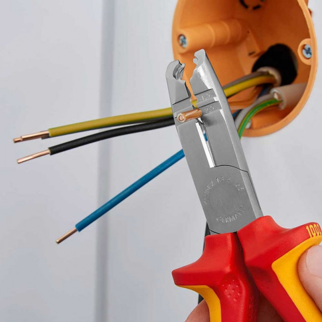 Кліщі для видалення оболочки KNIPEX 13 46 165 Кліщі для видалення оболочки KNIPEX 13 46 165