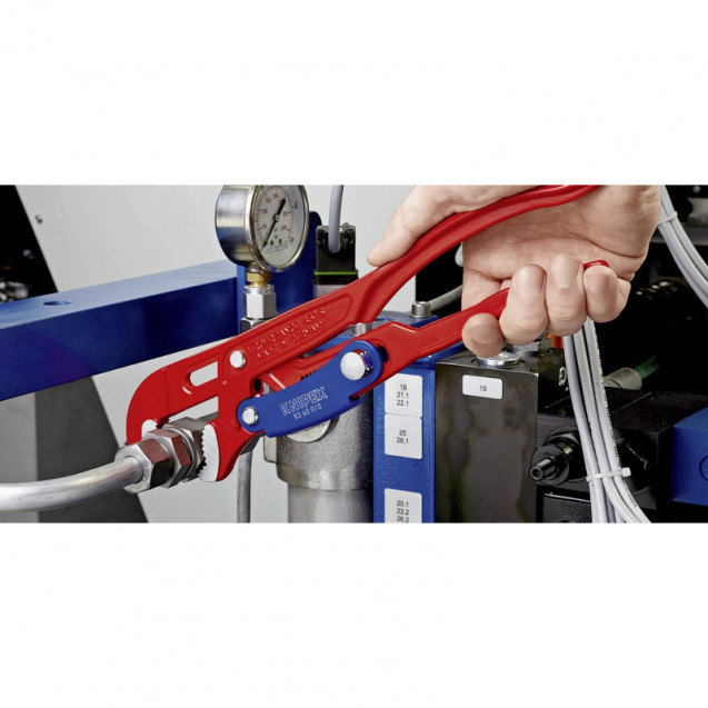 Кліщі трубні з S-подібним змиканням губок KNIPEX 83 60 010