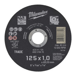 Круг отрезной SCS 41/230х1,9 мм MILWAUKEE Круг отрезной SCS 41/230х1,9 мм MILWAUKEE