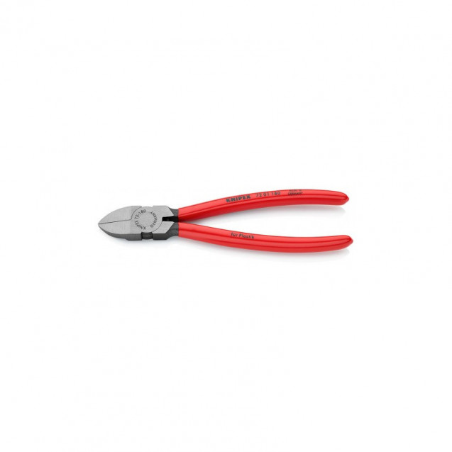 Кусачки боковые для пластмассы KNIPEX 72 01 180 Кусачки боковые для пластмассы KNIPEX 72 01 180
