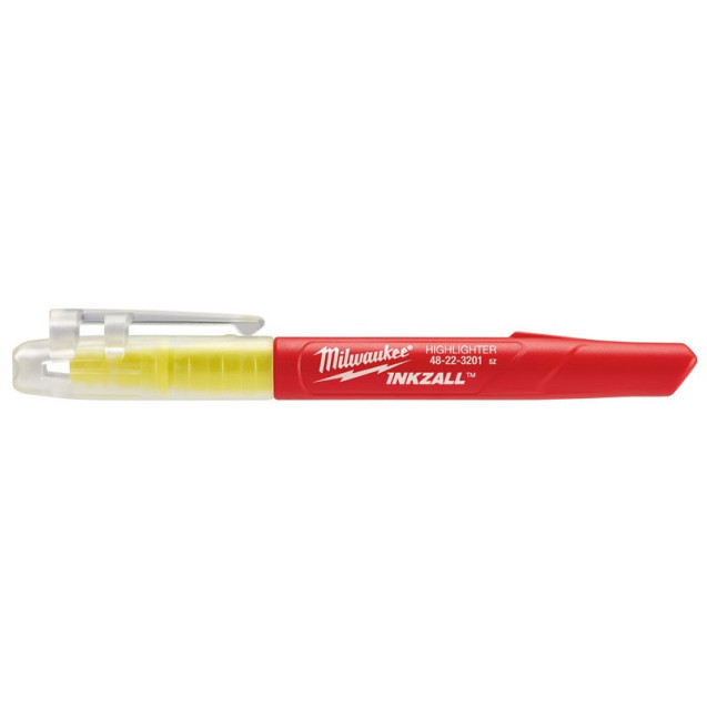 Набір текстмаркерів InkZAll MILWAUKEE, жовтий, (5шт) Набір текстмаркерів InkZAll MILWAUKEE, жовтий, (5шт)