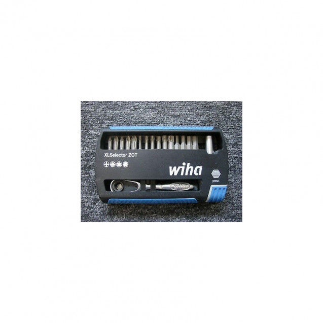 Набор бит XLSelector Torsion/Standard с трещоткой смешанный 17 шт. WIHA 36951