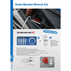 Набор для прокачки тормозов 7 предметов + бутылочка