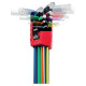 Набор ключей шестигранных 9шт  SB 369E9F ErgoStar coloured