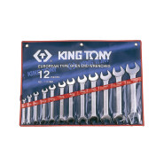 Набор рожковых ключей, 6-32 мм, 12 предметов KING TONY 1112MR Набор рожковых ключей, 6-32 мм, 12 предметов KING TONY 1112MR