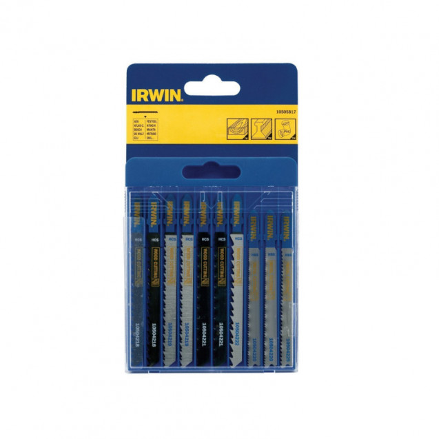 Набор пилок металл/дерево JIG SAW BLADES SET - 10 шт