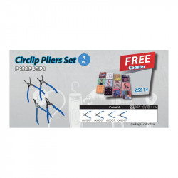 Набор съемников стопорных колец 4пр.усиленные 35ти летия