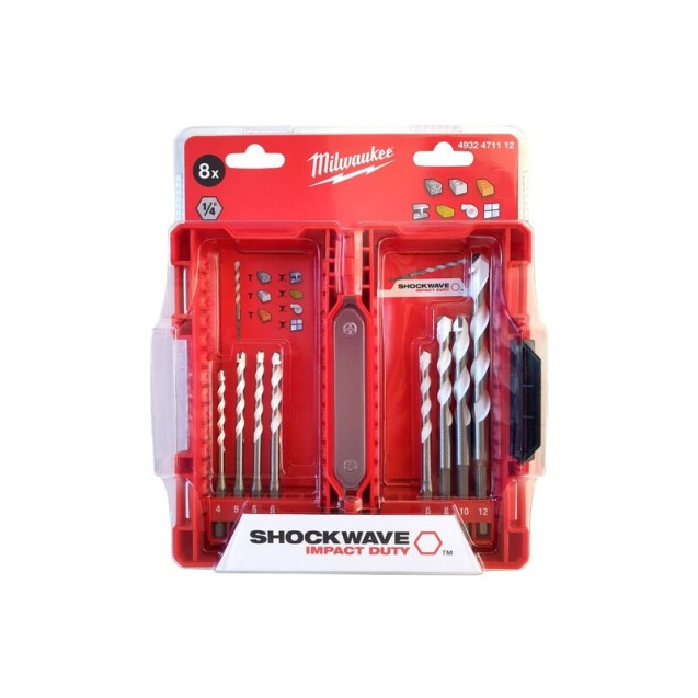 Набір свердл універсальних ShW HEX MILWAUKEE, (8шт)