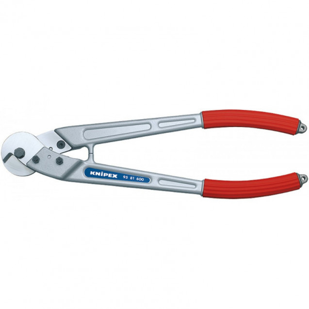 Ножиці для різання дротяних тросів і кабелів KNIPEX 95 81 600 Ножиці для різання дротяних тросів і кабелів KNIPEX 95 81 600