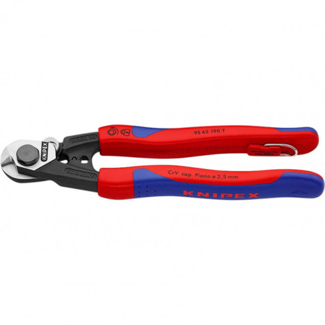 Ножиці для різання дротяних тросів KNIPEX 95 62 190 Ножиці для різання дротяних тросів KNIPEX 95 62 190