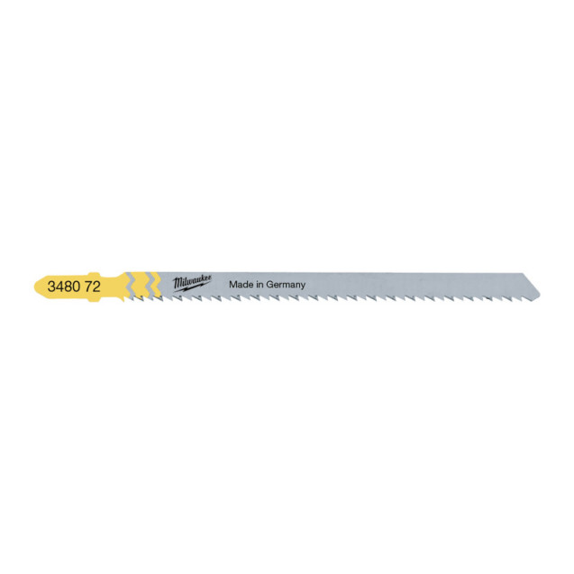 Полотна для лобзика T101BR MILWAUKEE, 105мм/ крок зуба 2,5мм, (5шт), (зворотній різ)