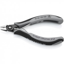 Прецизійні кусачки бокові для електроніки KNIPEX 79 52 125 ESD Прецизійні кусачки бокові для електроніки KNIPEX 79 52 125 ESD