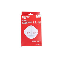 Респиратор складной без клапана FFP2 (20шт) MILWAUKEE 4932479238 Респиратор складной без клапана FFP2 (20шт) MILWAUKEE 4932479238
