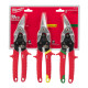 Ножницы по металлу (набор 3шт) MILWAUKEE 48224533