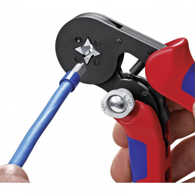 Інструмент для обжиму контактних гільз з автоналаштуванням KNIPEX 97 53 04 Інструмент для обжиму контактних гільз з автоналаштуванням KNIPEX 97 53 04