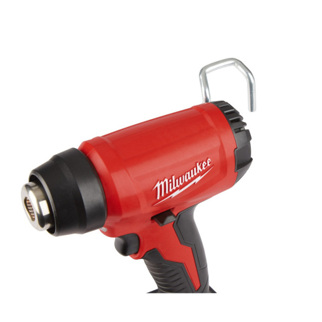 Термоповітродувка   акумуляторна MILWAUKEE, M18 BHG-502C (+ заряд.пристрій, 2 акум.Х 5Аг, кейс)