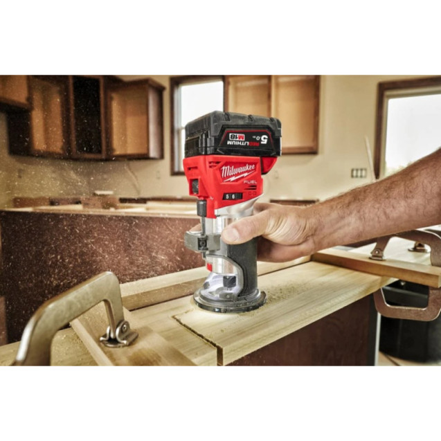 Фрезер кромкувальний акумулятрний MILWAUKEE, M18 FTR8-0X, цанга 6/8мм