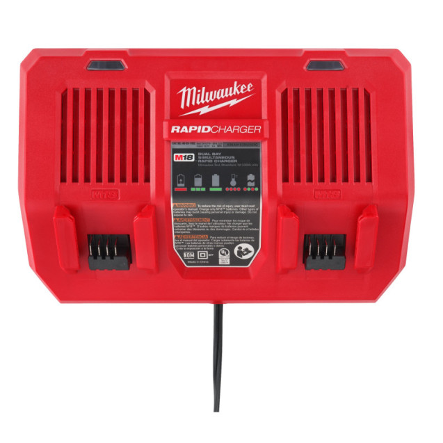 Зарядний пристрій MILWAUKEE, M18 DFC Turbo (для 2х акум. М18) Зарядний пристрій MILWAUKEE, M18 DFC Turbo (для 2х акум. М18)