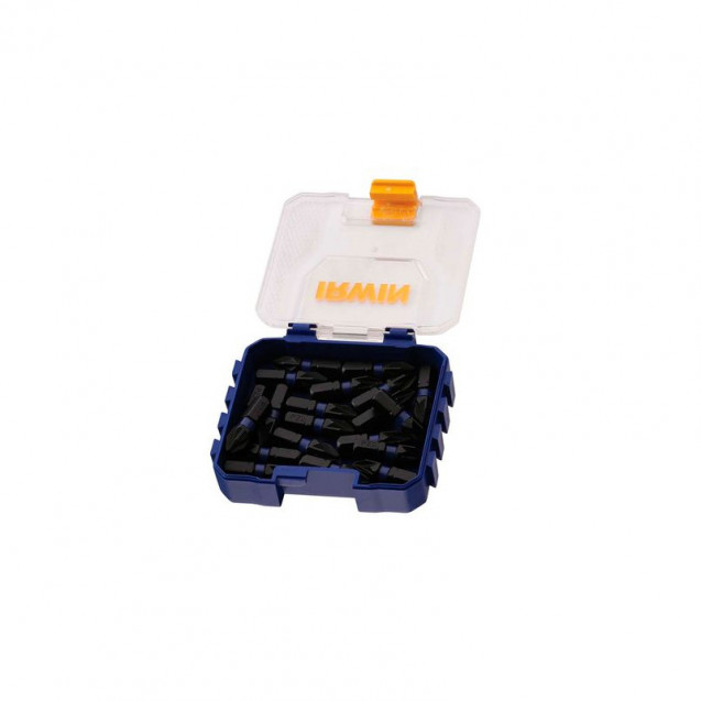 Бита IMPACT PRO 1/4"/25мм PZ2 20шт, IRWIN