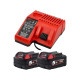 Энергокомплект M18 NRG-502С (В5 2шт; з/у M12-18FC) MILWAUKEE
