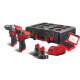 Набір інструмента акумуляторного MILWAUKEE, M12 FPP2A-602X (FPD,FID+заряд.пр., 2акум.Х6Аг,HD кейс)