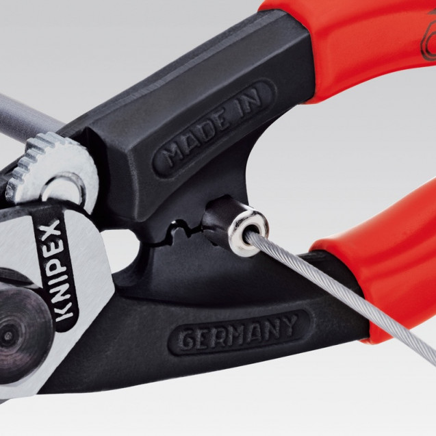 Ножиці для різання дротяних тросів KNIPEX 95 61 190