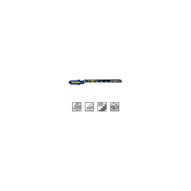 Пилка для лобзика по дереву T119BO 5шт, IRWIN