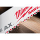 Полотно для шаб. пили AX FANG TIP MILWAUKEE, 230мм/ крок зуба 5,0мм, (5шт), (деревина з цвяхами)