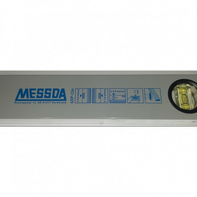 Строительный уровень алюминиевый MESSDA-BMI 620040P,длина 40 см Строительный уровень алюминиевый MESSDA-BMI 620040P,длина 40 см
