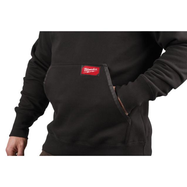 Толстовка чорна 100% бавовна WHB-XXL