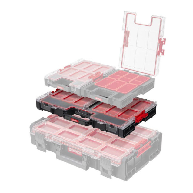 Ящик органайзер QBRICK SYSTEM ONE ORGANIZER L Размер:531x379x77 Ящик органайзер QBRICK SYSTEM ONE ORGANIZER L Размер:531x379x77