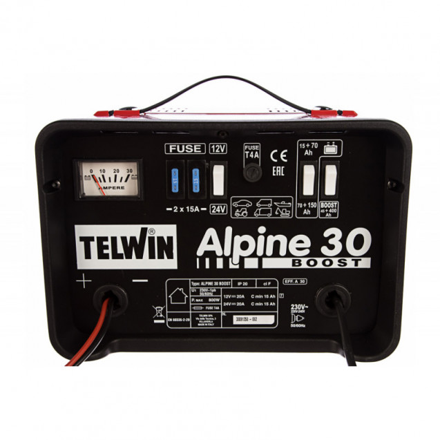 Зарядное устройство Telwin ALPINE 30 BOOST 230V 12-24V Зарядное устройство Telwin ALPINE 30 BOOST 230V 12-24V