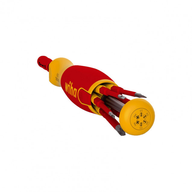 Магазинный держатель LiftUp electric с 6 битами slimBits WIHA 38610