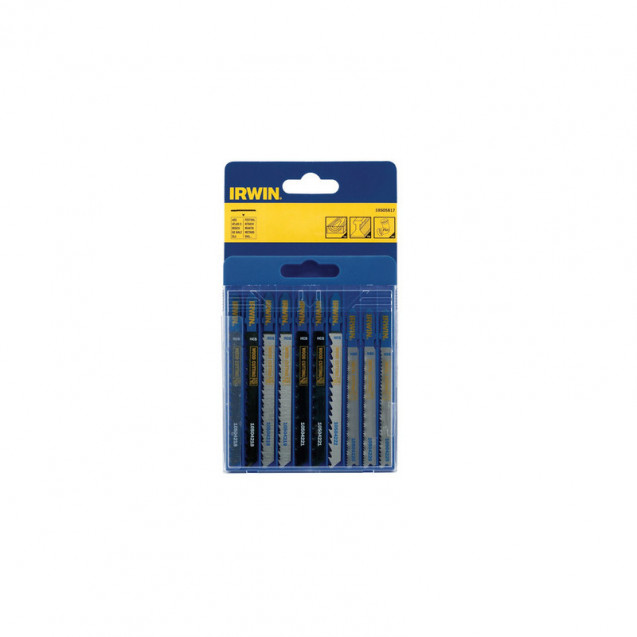 Набор пилок металл/дерево JIG SAW BLADES SET - 10 шт
