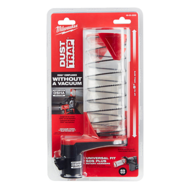 насадка для видалення пилу для перфораторів DUST TRAP SDS-PLUS MILWAUKEE