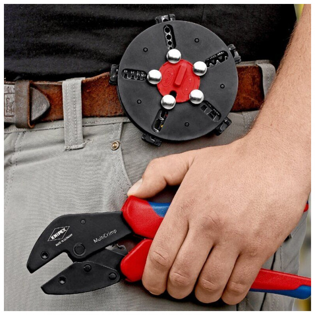 Кліщі обжимні зі змінними матрицями KNIPEX MultiCrimp® 97 33 02