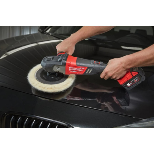 Машина полірувальна кутова акумуляторна MILWAUKEE M18 FAP180-0, диск 180мм