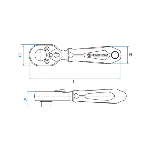 Трещотка 1/4" мини со вставкой для бит Трещотка 1/4" мини со вставкой для бит