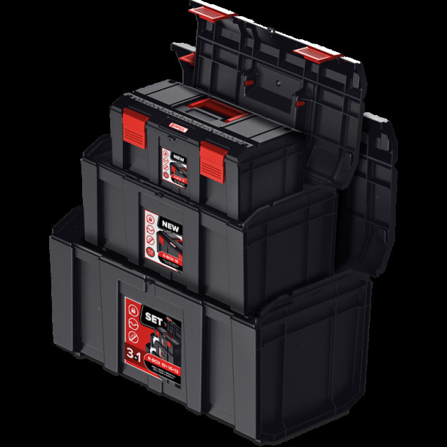 Набор ящиков QBRICK REGULAR R-BOX SET: 19+16+13 (495 x 294 x 280) Набор ящиков QBRICK REGULAR R-BOX SET: 19+16+13 (495 x 294 x 280)