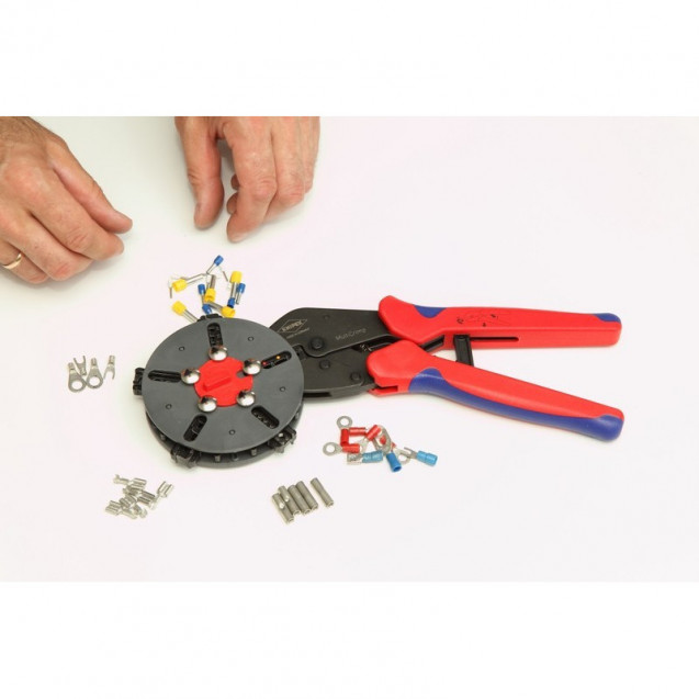 Кліщі обжимні зі змінними матрицями KNIPEX MultiCrimp® 97 33 02
