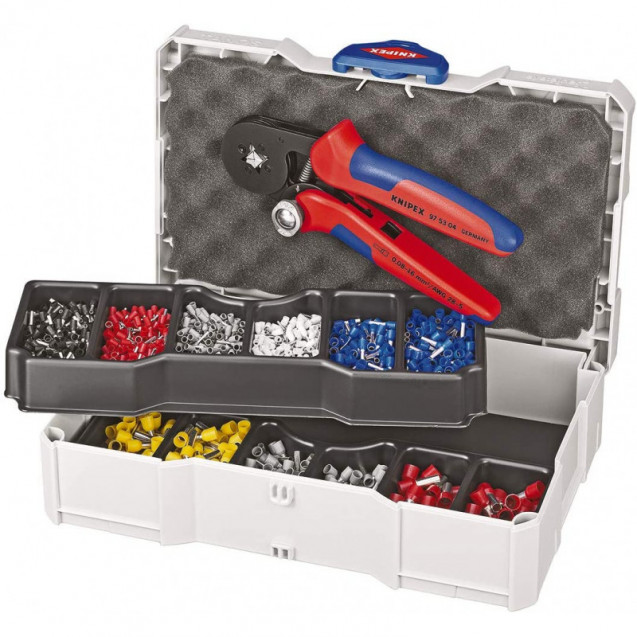 Інструмент для обжиму контактних гільз з автоналаштуванням KNIPEX 97 53 04 Інструмент для обжиму контактних гільз з автоналаштуванням KNIPEX 97 53 04